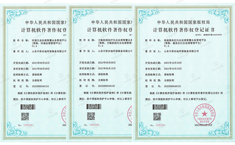 軟件著作權證書